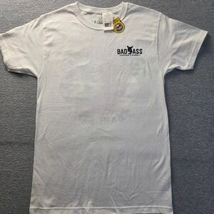 Bad Ass Coffee of Hawaii Maui T-Shirt White Small The Duck Company 5AM Somewhere